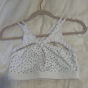 White Pro Cheer/ Pro Dance Audition Top (NFL/ NBA)